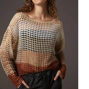 Anthropologie Striped Poncho